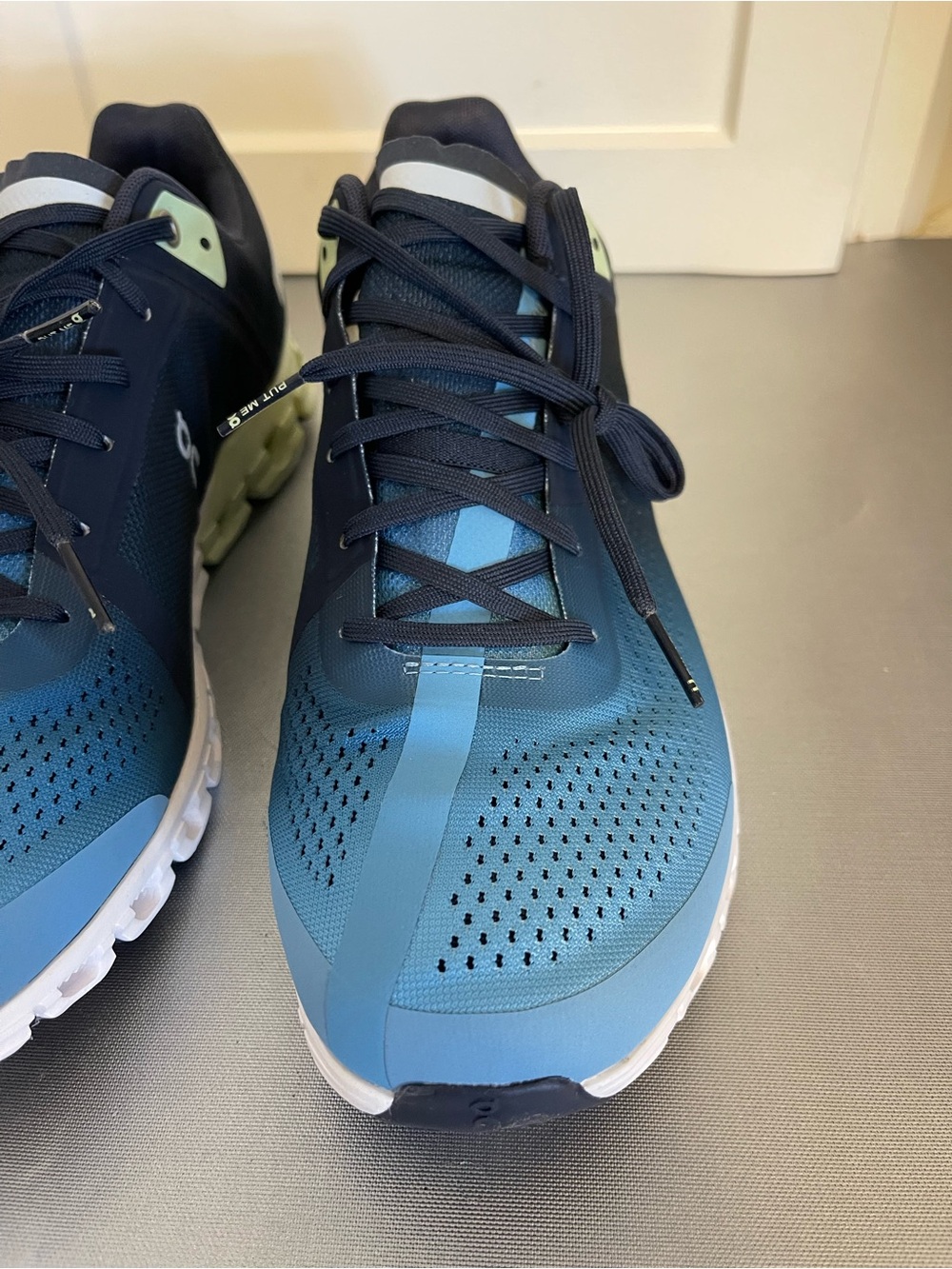 On Cloudflow Men's Performance Running Shoes Ink/Meadow - Sz 9.5 - NIB - Picture 2 of 11